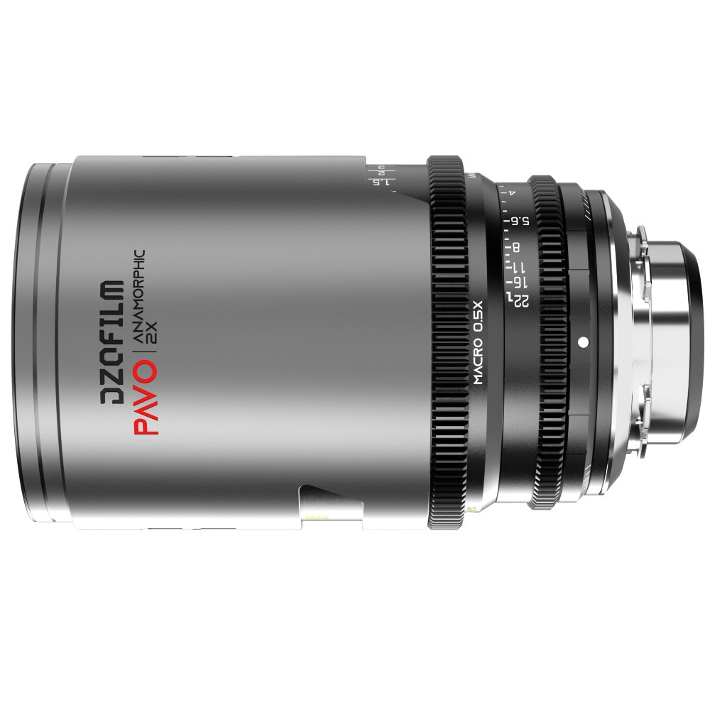 DZOFilm Pavo 2x anamorphotisches Prime-Makroobjektiv 65mm T2.8 – neutrale Beschichtung – PL- und EF-Anschluss (Meter)
