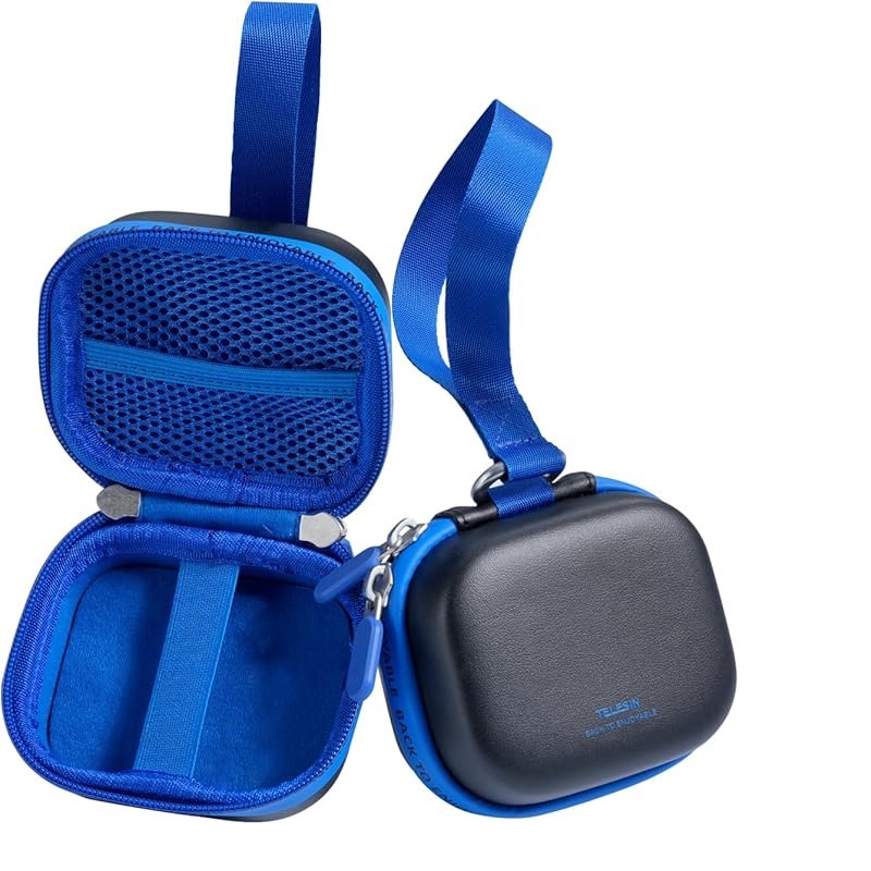 Telesin Mini Étui rigide universel Action Cam – Noir/Bleu