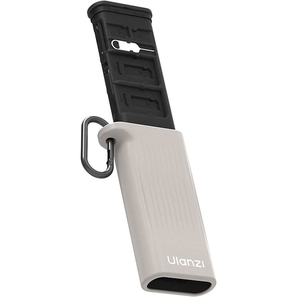 Ulanzi CR2 Étui pour lecteur de cartes (SD + Micro-SD + SIM) - Gris