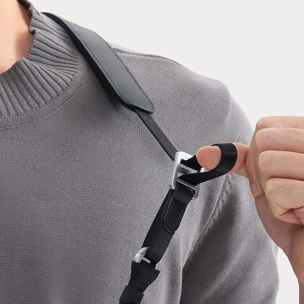 Ulanzi YF01 Kamera- und Smartphone-Tragegurt mit USB-Kabel – Schwarz