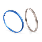 NiSi RING Cap Kit für Ricoh GR4 1x Royal Blue, 1x Titanium Grey