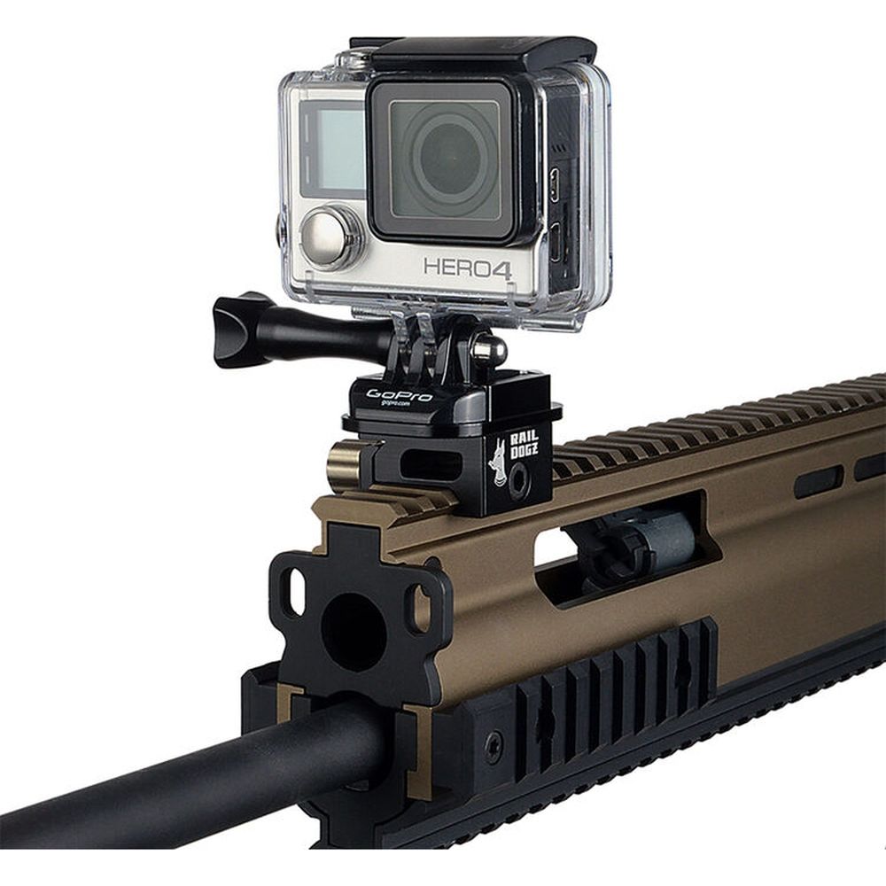 Fotodiox RAIL DOGZ Support de rail pour arme à feu à dégagement rapide pour GoPro