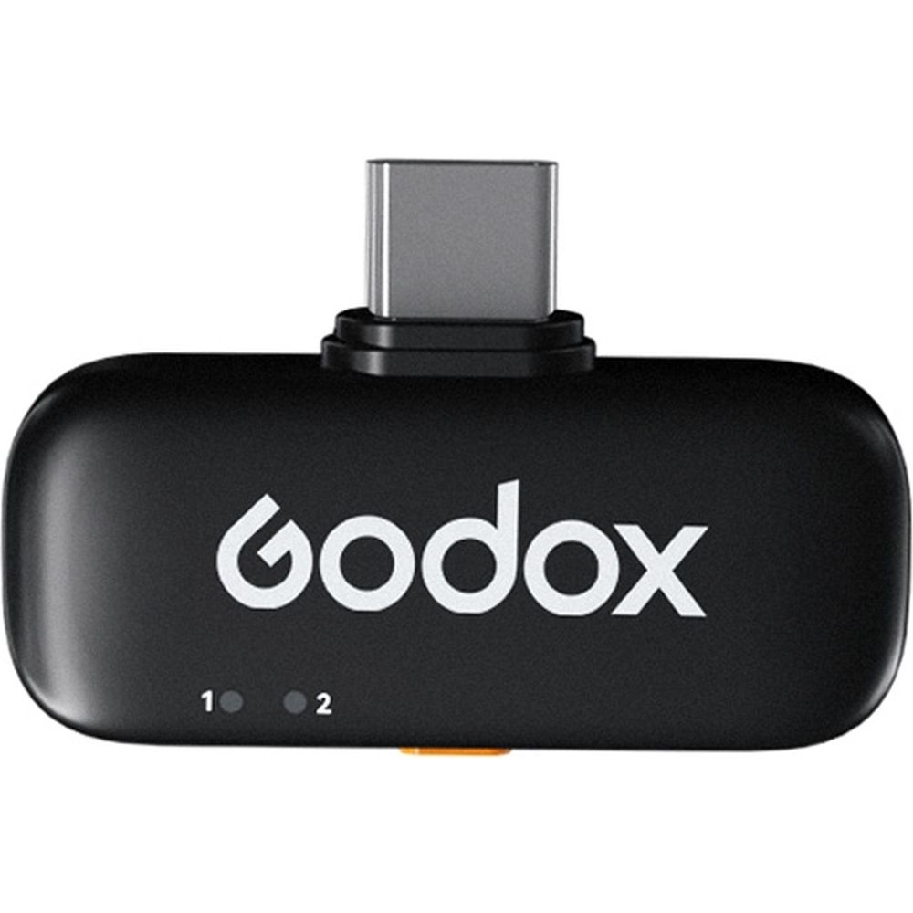 Godox C01 Kit 2 2,4 GHz Système de Microphone sans Fil Noir