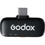 Godox C01 Kit 2 2,4 GHz Système de Microphone sans Fil Noir