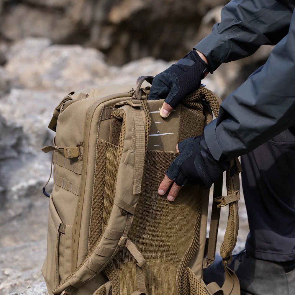 PGYTech OneMo Sac à dos tactique 35L, marron coyote
