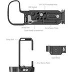 SmallRig 4983B Plaque de Montage en L pour Canon EOS R5 Mark II