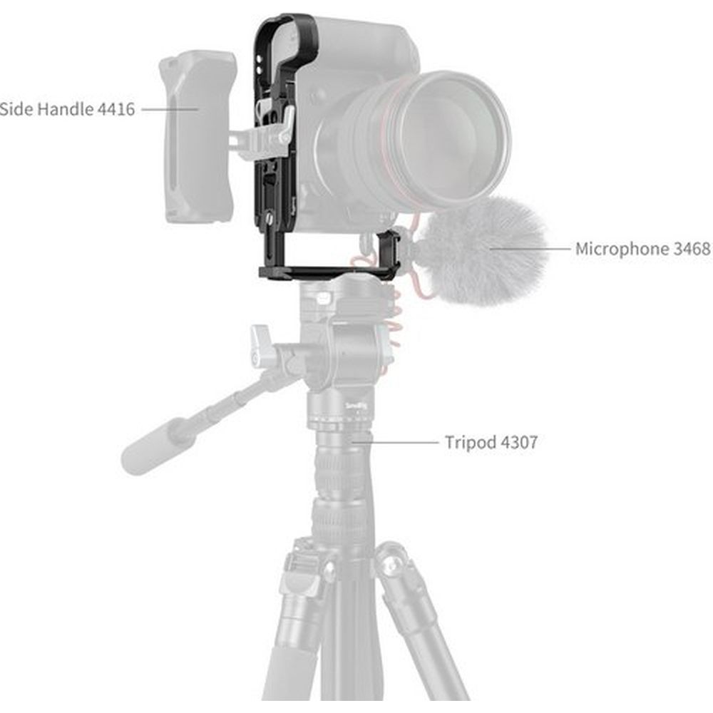 SmallRig 4983B Plaque de Montage en L pour Canon EOS R5 Mark II