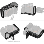 SmallRig 6034 Plaque de Montage en L avec Emplacement pour AirTag pour Sony Alpha 7 V / 7R V / 7 IV