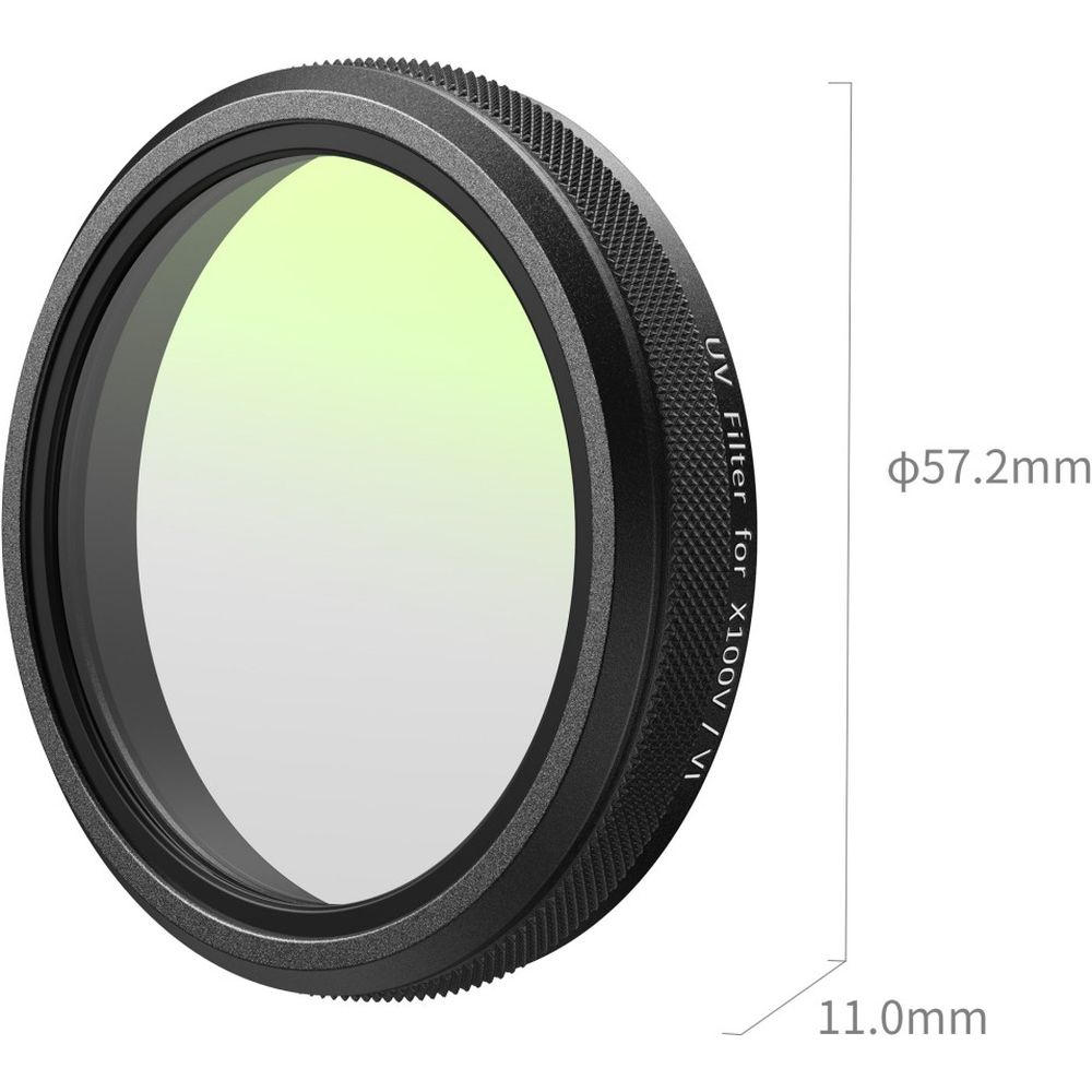 SmallRig 5852 UV-Filter für Fujifilm X100VI / X100V, Schwarz