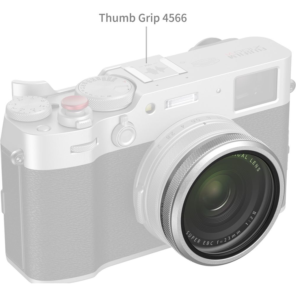 SmallRig 5853 UV-Filter für Fujifilm X100VI / X100V, Silber
