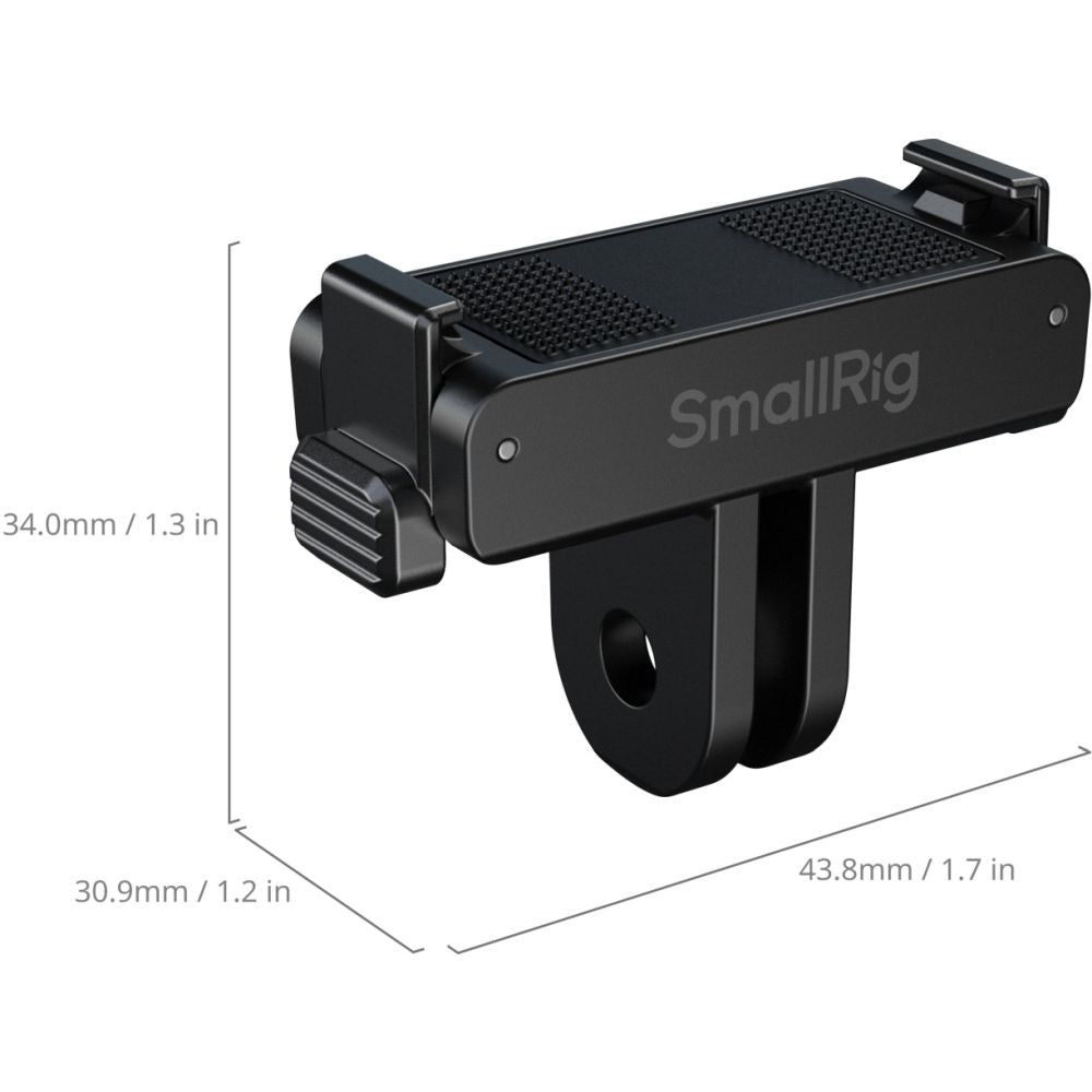 SmallRig 5911 Bidirektionaler Schnellwechseladapter mit 2-Zinken-Halterung