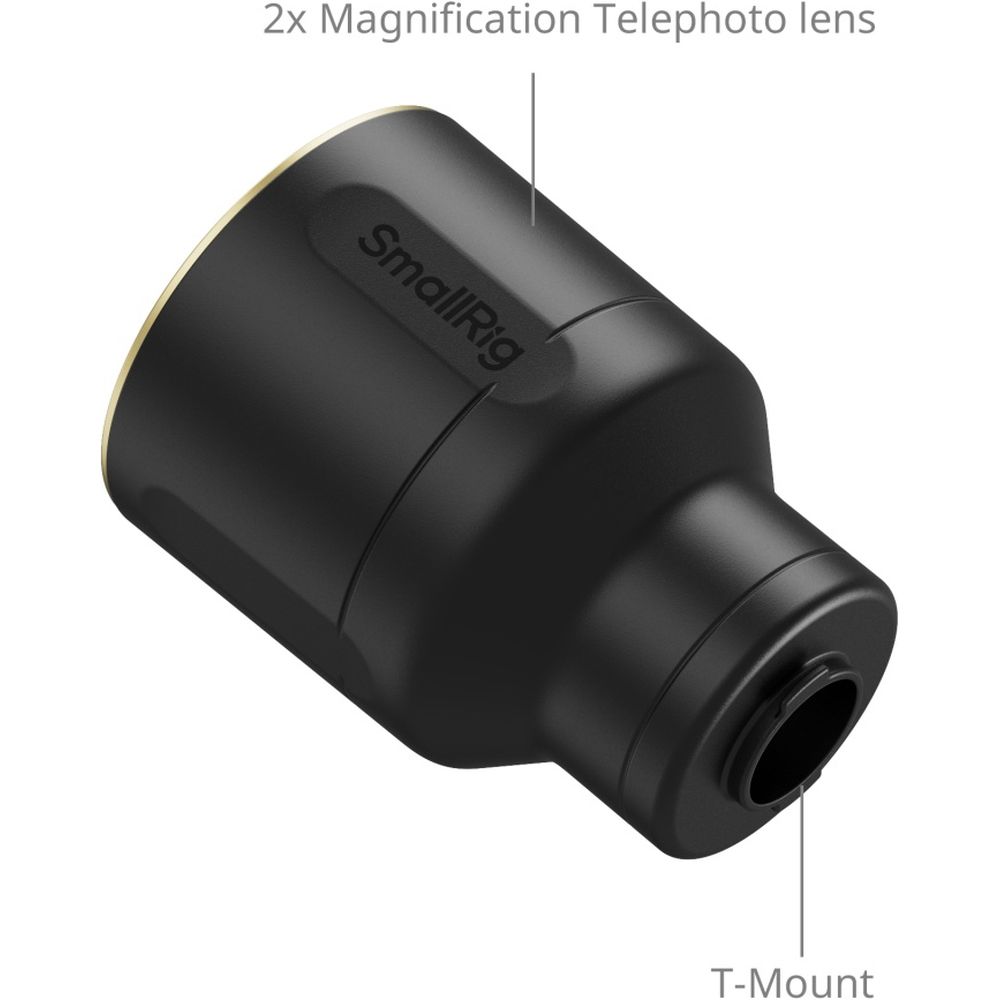 SmallRig 5920 2x Vergrößerungs-Teleobjektiv für Smartphones (T-Mount)