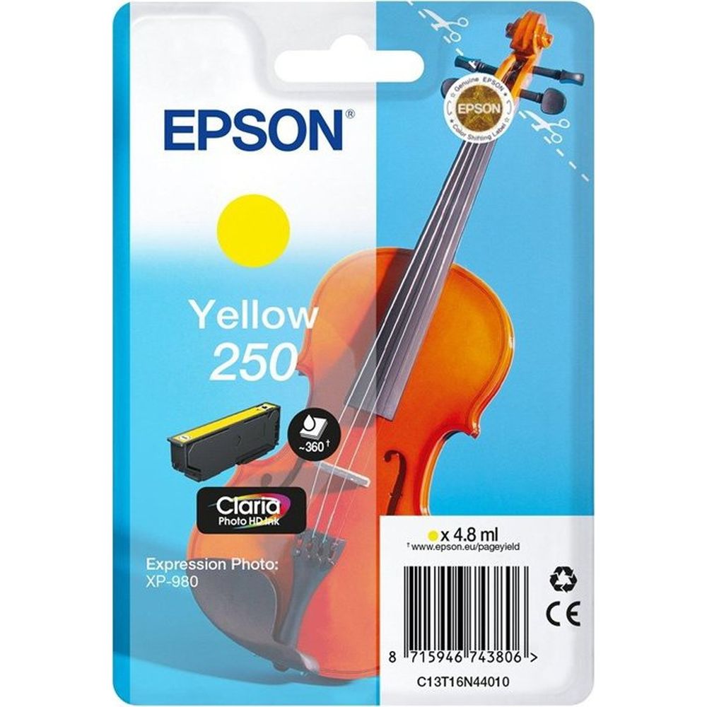 Epson Einzelpackung Gelb 250 Tinte