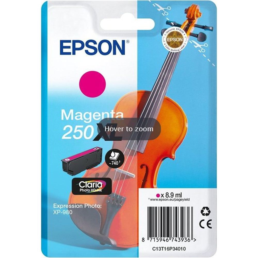 Epson Einzelpackung Magenta 250XL Tinte