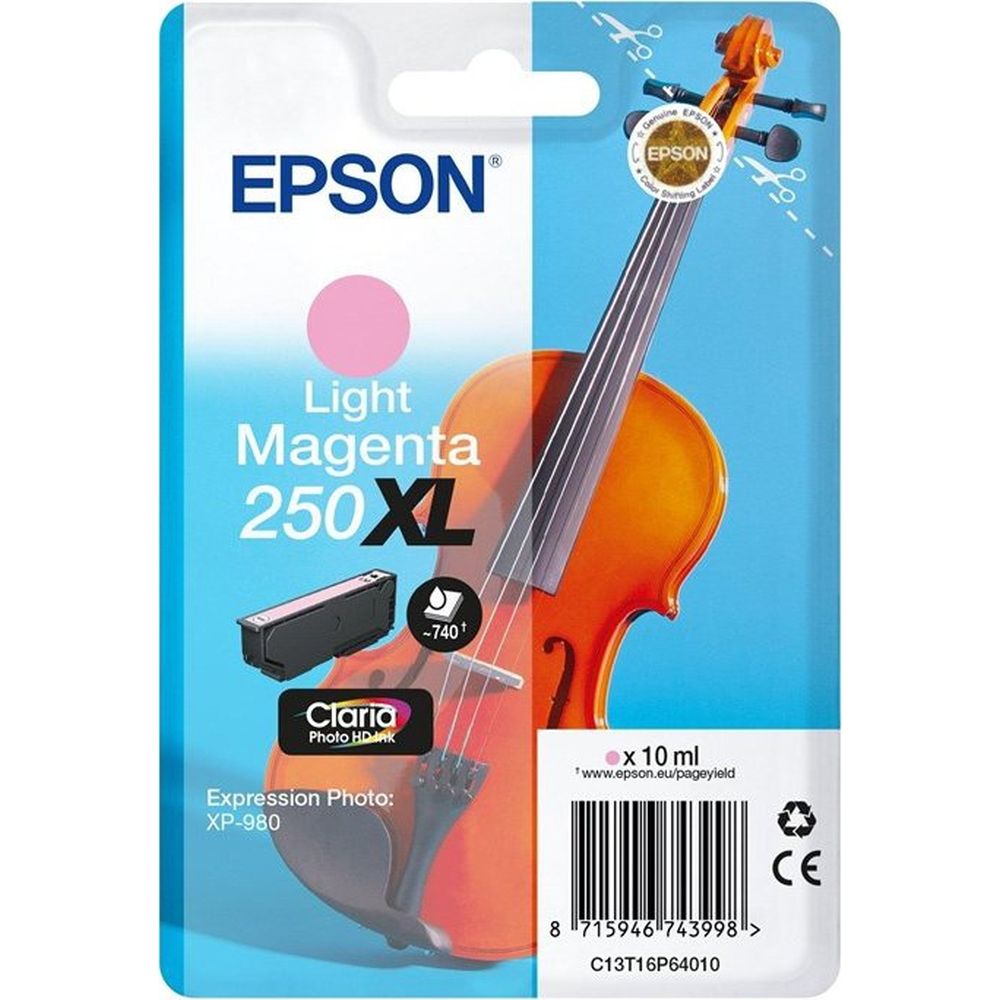 Epson Singlepack Light Magenta 250XL Encre