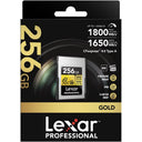 Lexar CFexpress PRO Type A Carte Mémoire Or Série 4.0 256 Go R1800/W1650 Mo/s - VPG400