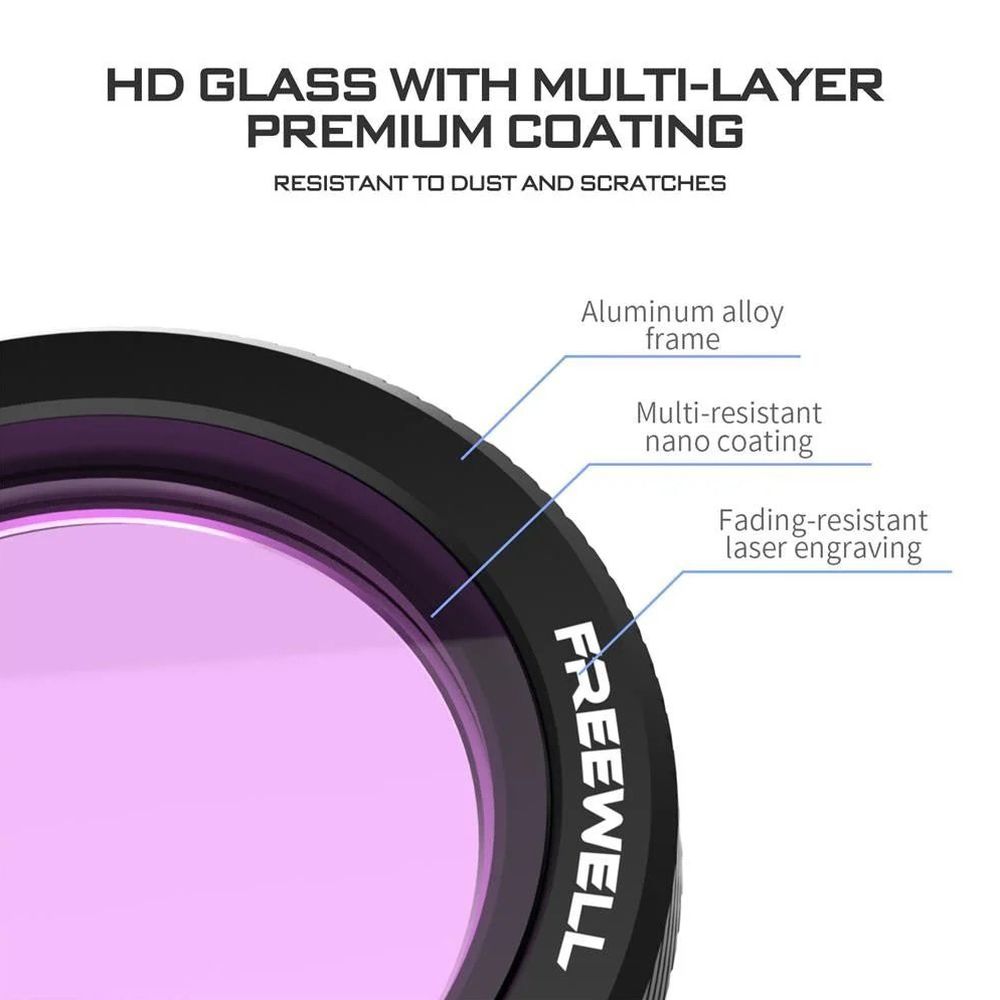 Freewell DJI Neo Magnetic Hybrid Filters Bright Day - 3Pack