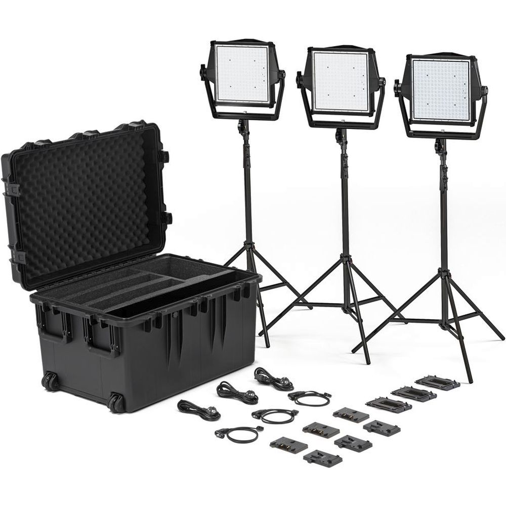 Litepanels Astra IP 1x1 Traveler Trio GM&VM (936-1103) Kit panneau LED