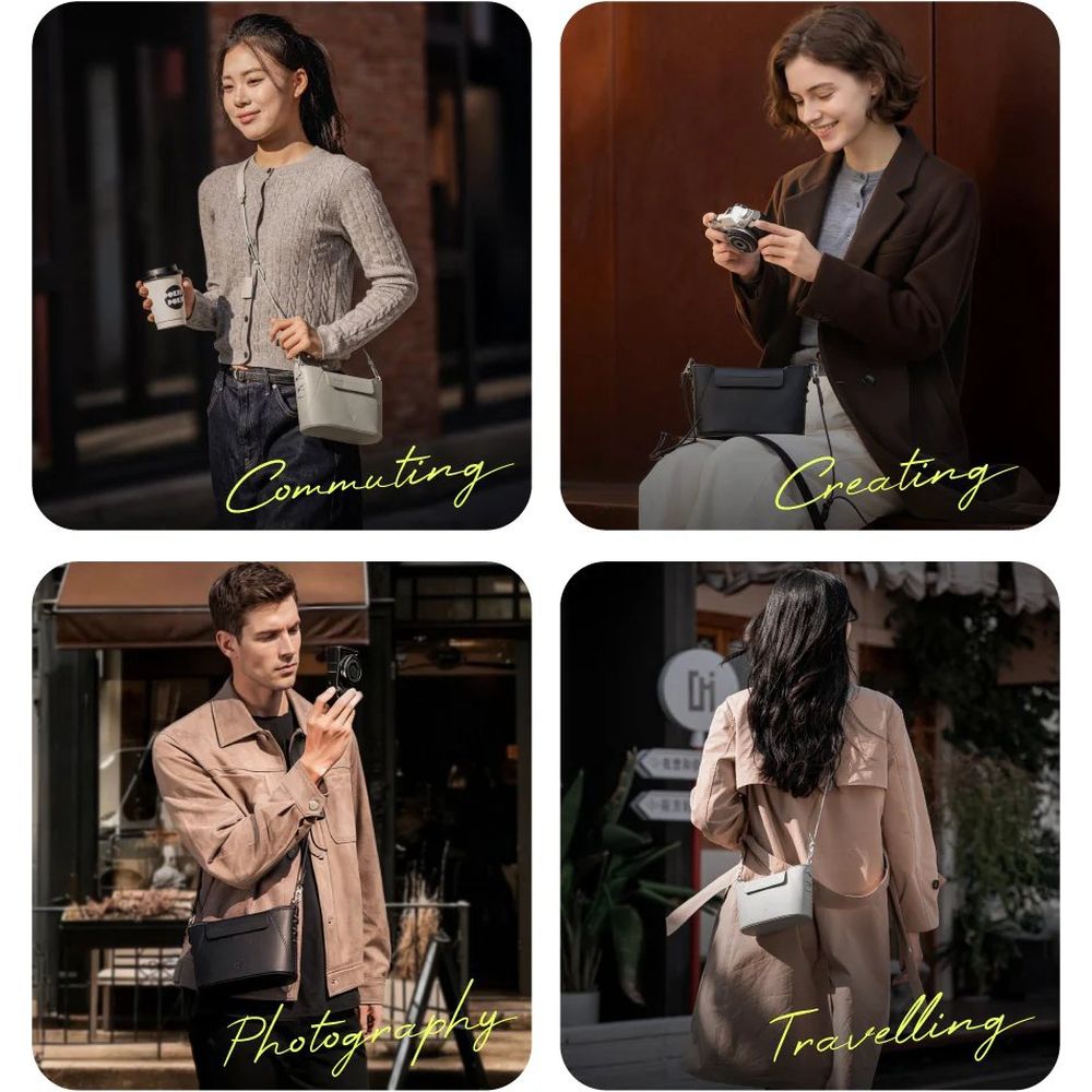 PGYTech OneGo Sac mobile à bandoulière classique (noir élégant)