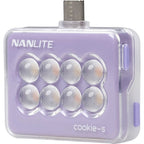 Nanlite Cookie-S LED-Minileuchte (Lavendel)