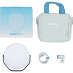 Nanlite Miro 30c LED-Vollfarb-Rundpanelleuchte (Mitternachtsblau)