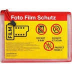 Domke Filmguard Sac A5 de protection de film photo pour 10 x film 35mm / 120, lot de 4 - Bleu, Vert, Rouge, Jaune