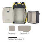 Leofoto Backup Series Backpack 35L Green inkl. Medium Divider