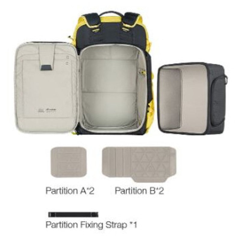 Leofoto Backup Series Backpack 35L Black inkl. Medium Divider