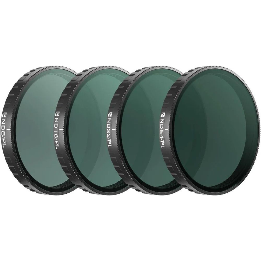 Freewell Filtres pour DJI Osmo Action 6 - Journée ensoleillée - Lot de 4