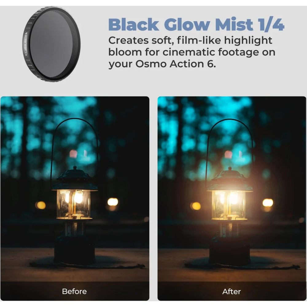 Freewell DJI Osmo Action 6 Glow Mist 1/4 Filtre