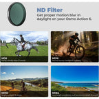 Freewell Filtres pour DJI Osmo Action 6 - Mega Kit - Pack de 12