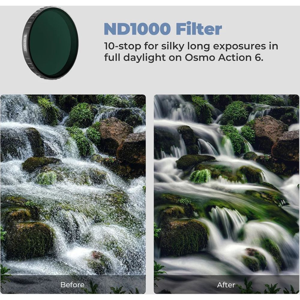 Freewell Filtre ND1000 pour DJI Osmo Action 6