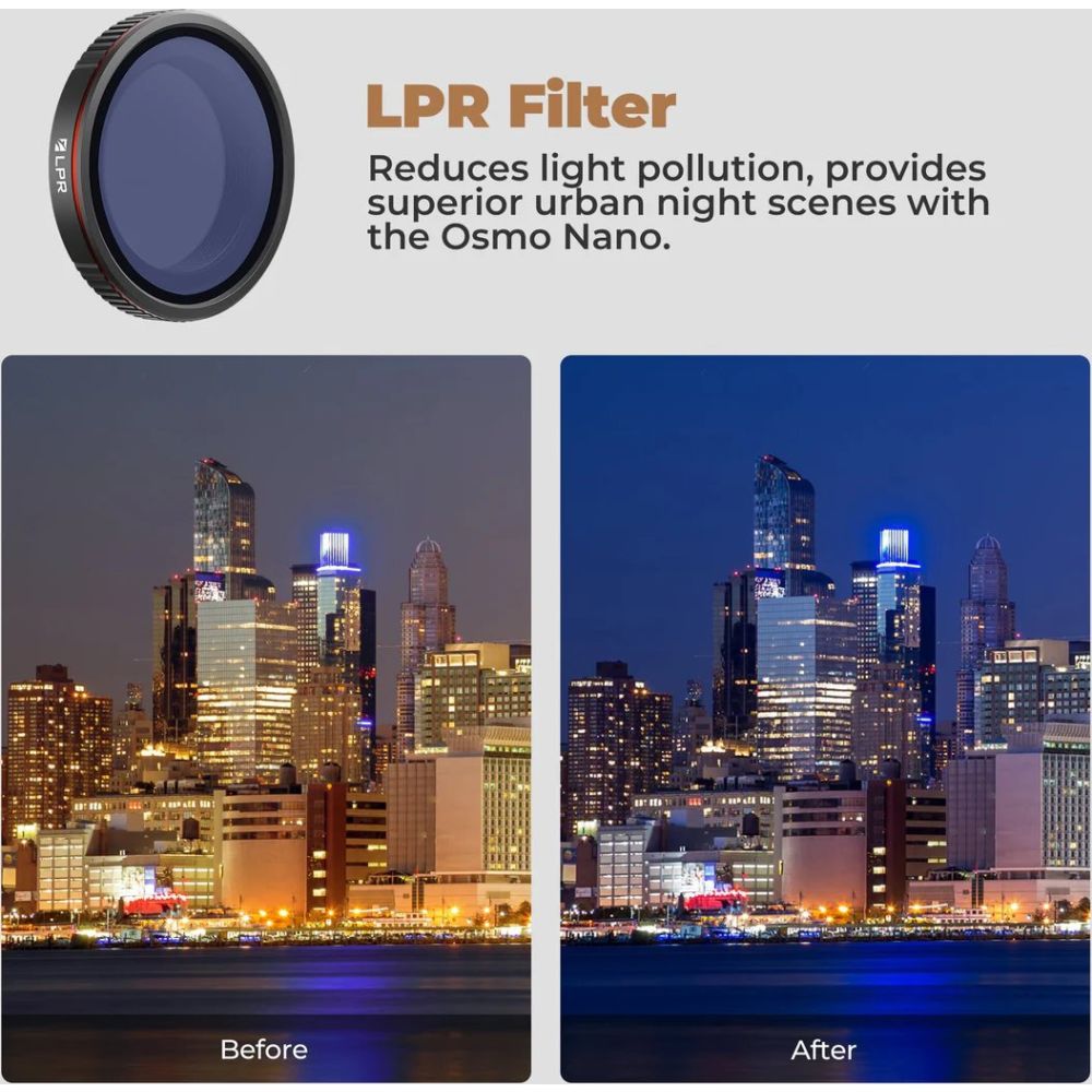 Freewell Filtre anti-pollution lumineuse pour DJI Osmo Nano