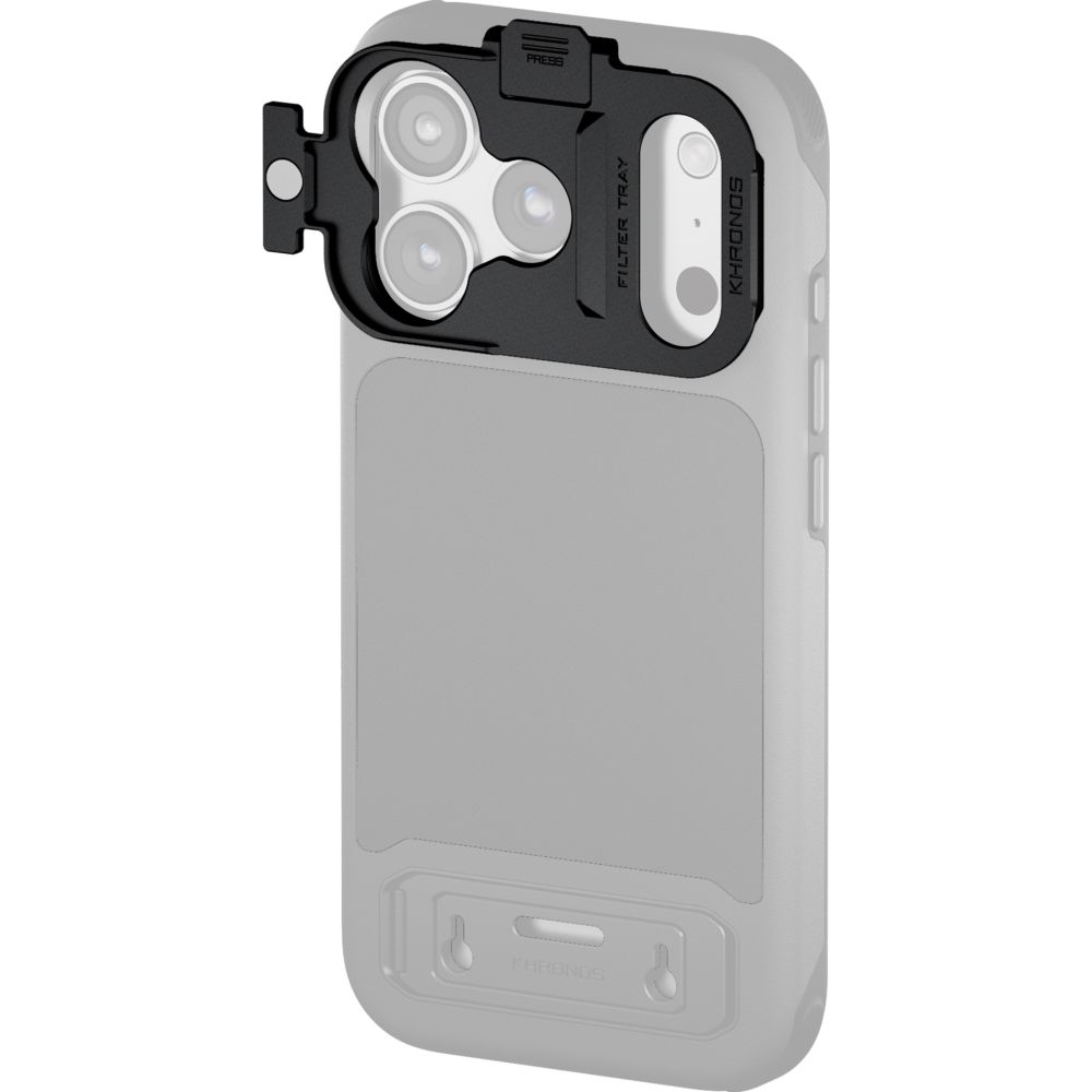 Tilta Khronos Schnellwechsel-Filterhalterung für iPhone 17 Pro – Schwarz
