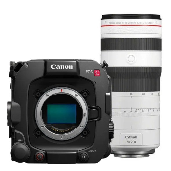Canon Cinema EOS C400 + RF 70-200mm f/2.8L IS USM Z - Blanc