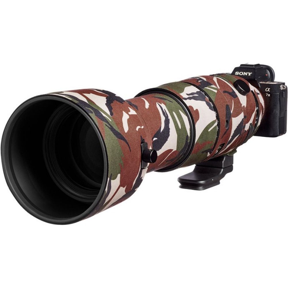 EasyCover Objectif Cover Oak pour Sigma 60-600mm f/4.5-6.3 DG OS HSM | S (Sony E / Leica L) Camouflage vert
