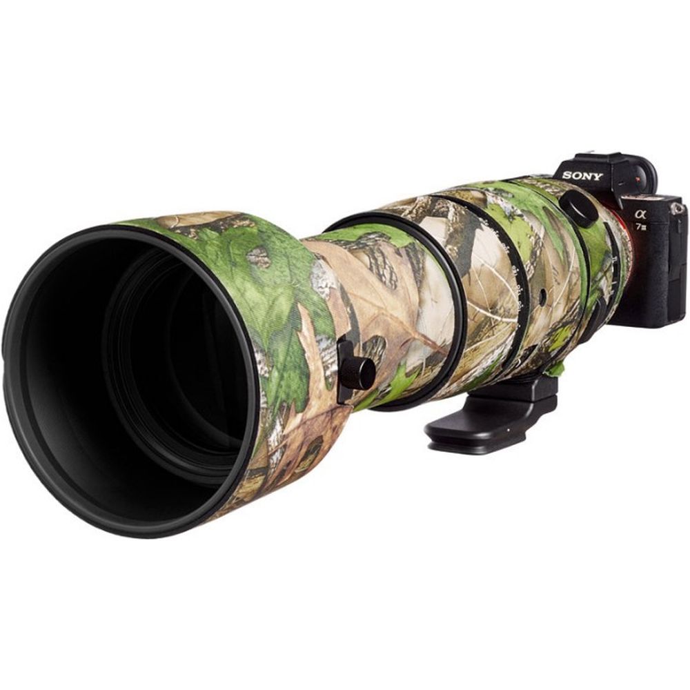 EasyCover Objectif Cover Chêne pour Sigma 60-600mm f/4.5-6.3 DG OS HSM | S (Sony E / Leica L) True Timber HTC Camouflage
