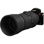 easyCover Objektivschutzhülle Eiche für Sigma 100-400mm f/5-6.3 DG DN OS | C (Sony E / Leica L) Schwarz