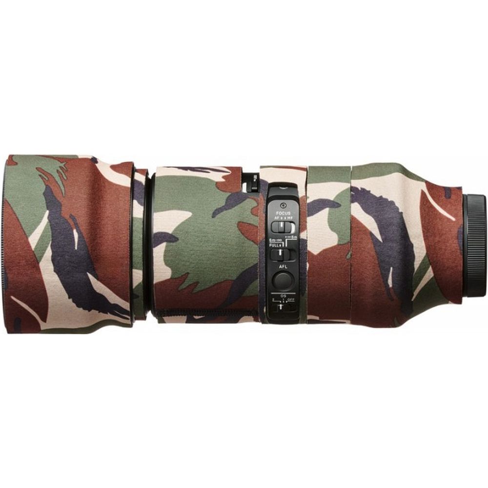 EasyCover Lens Cover Oak pour Sigma 100-400mm f/5-6.3 DG DN OS | C (Sony E / Leica L) Camouflage vert