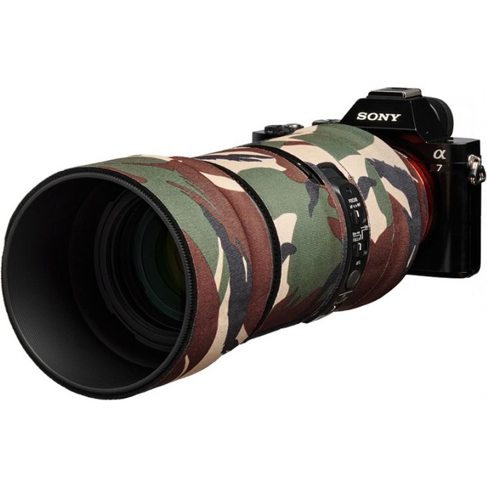 EasyCover Lens Cover Oak pour Sigma 100-400mm f/5-6.3 DG DN OS | C (Sony E / Leica L) Camouflage vert