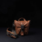 Wotancraft Pilot Travel Kamera Bag 2L – Braunes Leder