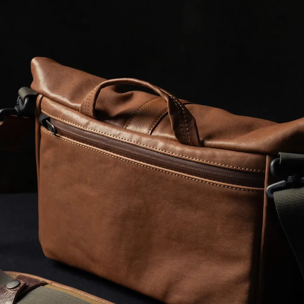 Wotancraft Pilot Travel Camera Bag 7L – Cuir Marron