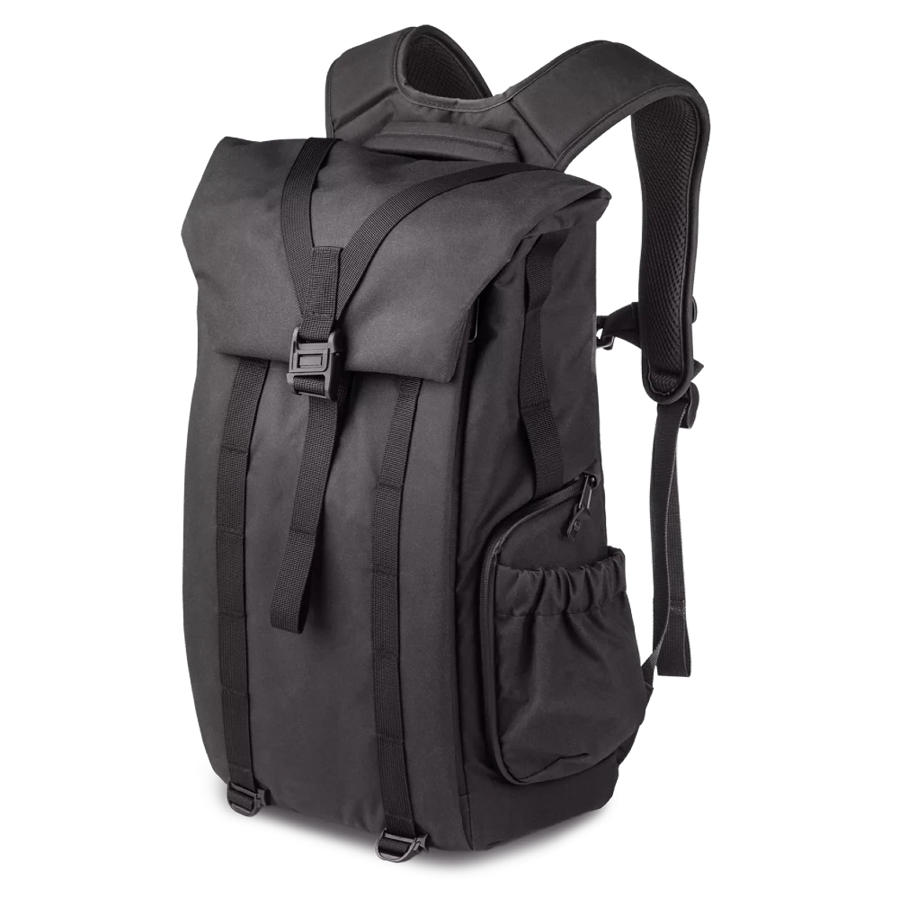 Wotancraft Pilot Backpack 18L – Schwarz