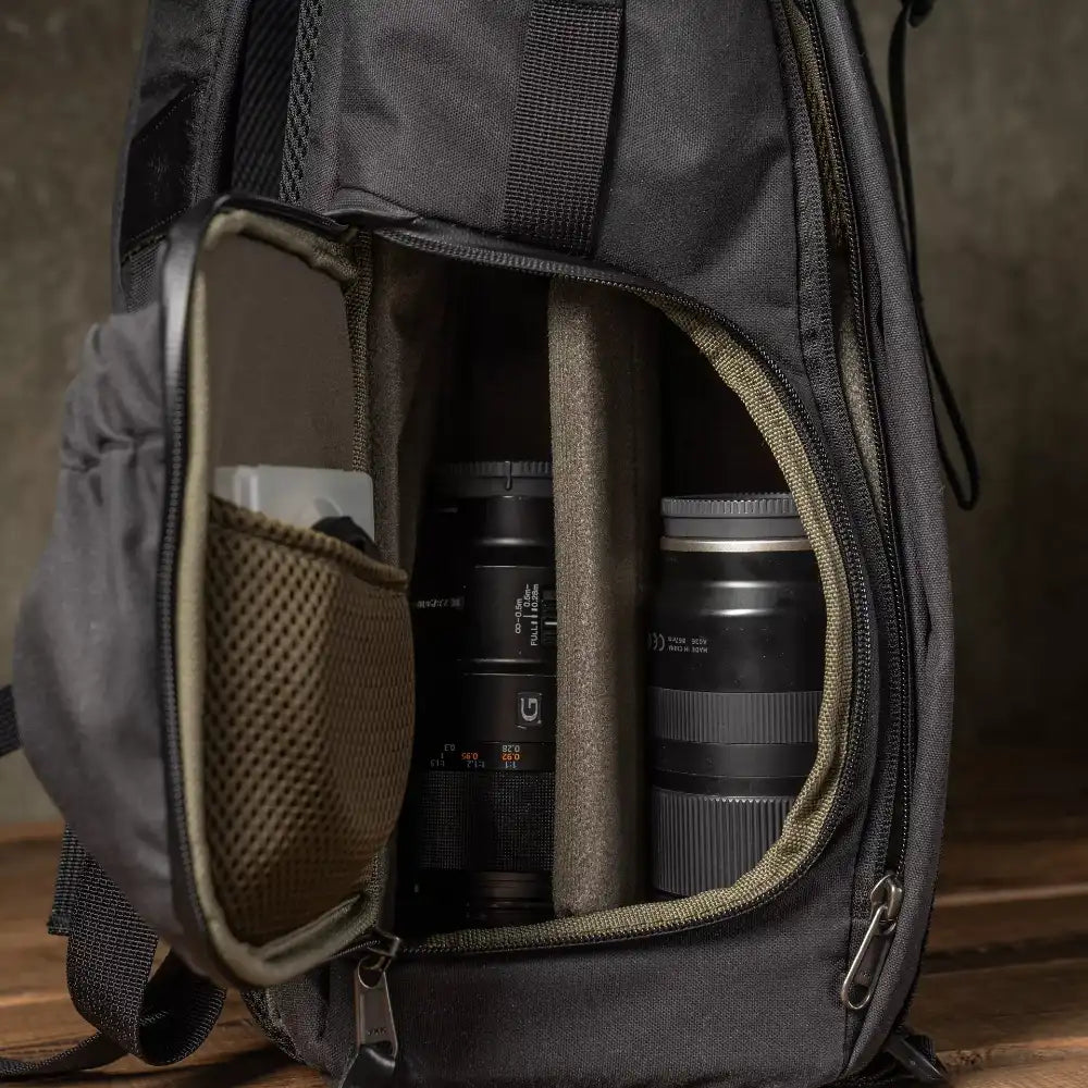 Wotancraft Pilot Backpack 18L – Schwarz