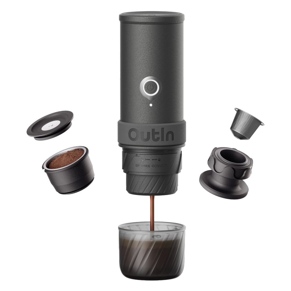 OutIn Mino Machine à Espresso Portable – Gris Sidéral
