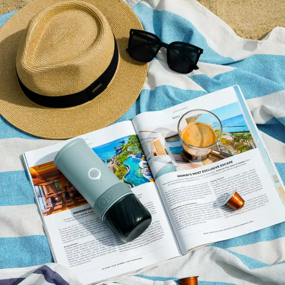 OutIn Mino Tragbare Espressomaschine – Canyon-Grün