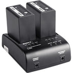 SWIT S-8975 75 Wh/10,4 Ah NP-F-Typ (Sony L-Serie) DV-Akku mit DC-Pol-Ein-/Ausgang