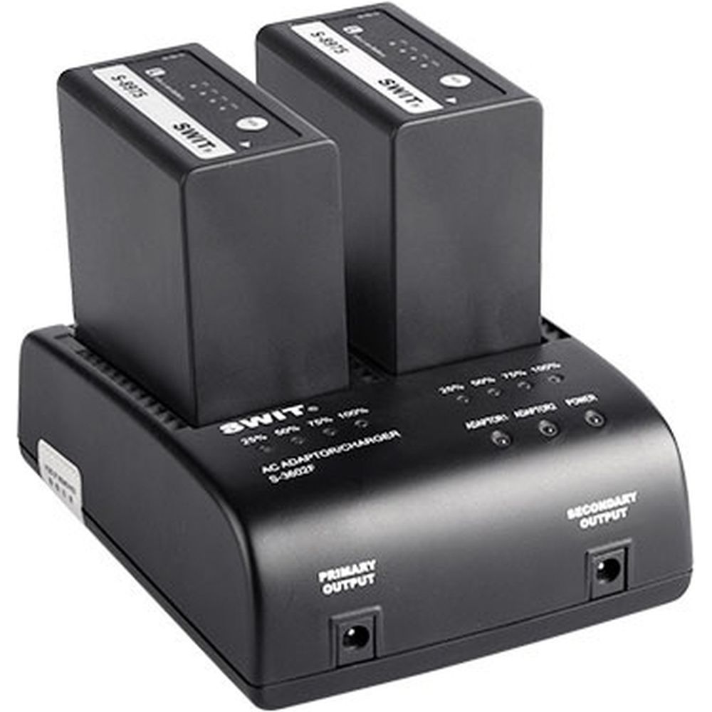SWIT S-8975 75 Wh/10,4 Ah NP-F-Typ (Sony L-Serie) DV-Akku mit DC-Pol-Ein-/Ausgang