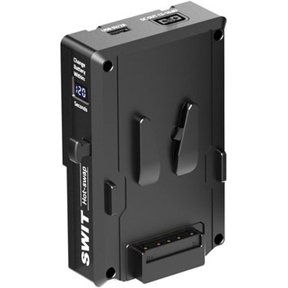 SWIT KA-S30S Hochlastschalter mit Mehrfachsteckdosen, Hot-Swap-Platte, V-Mount zu V-Mount