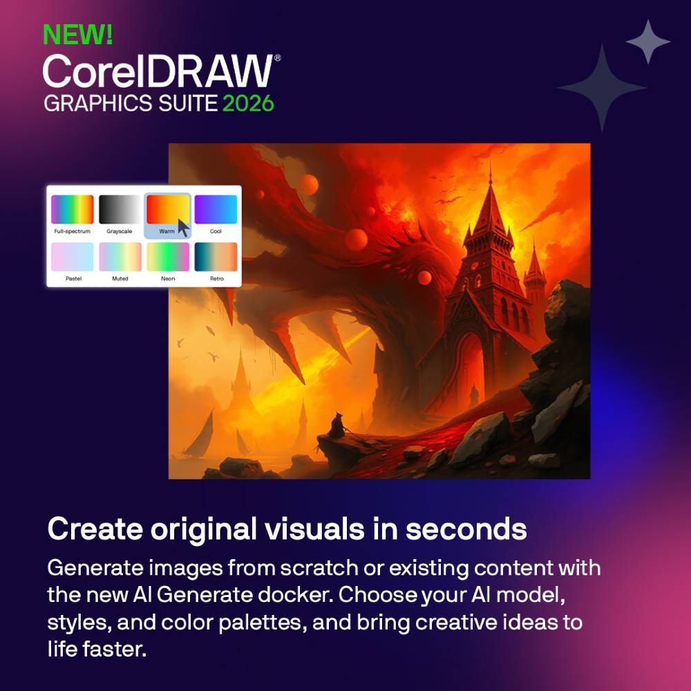 CorelDRAW Graphics Suite 2026 *digital licence*